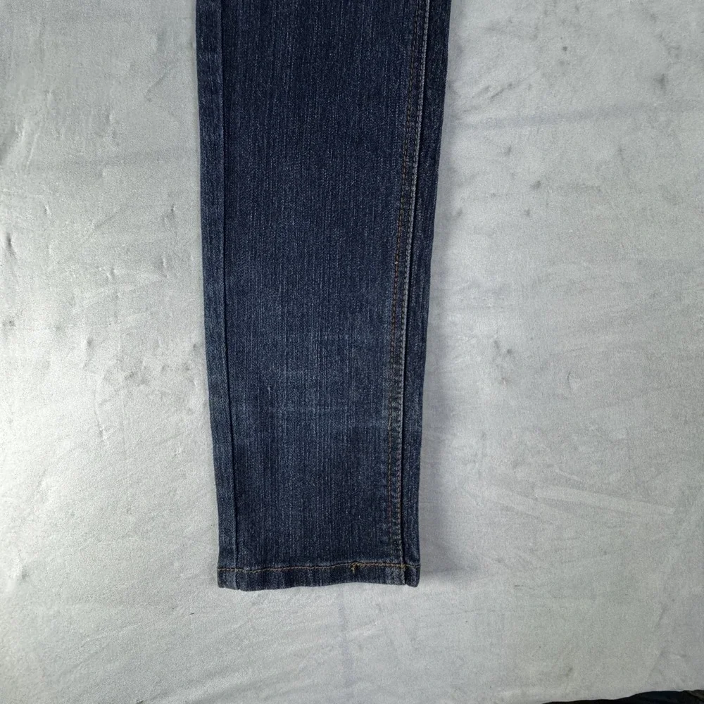 BQB‎ Womens Skinny Jeans Blue Dark Wash Denim Stretch 5-Pocket Slim Fit Size 7